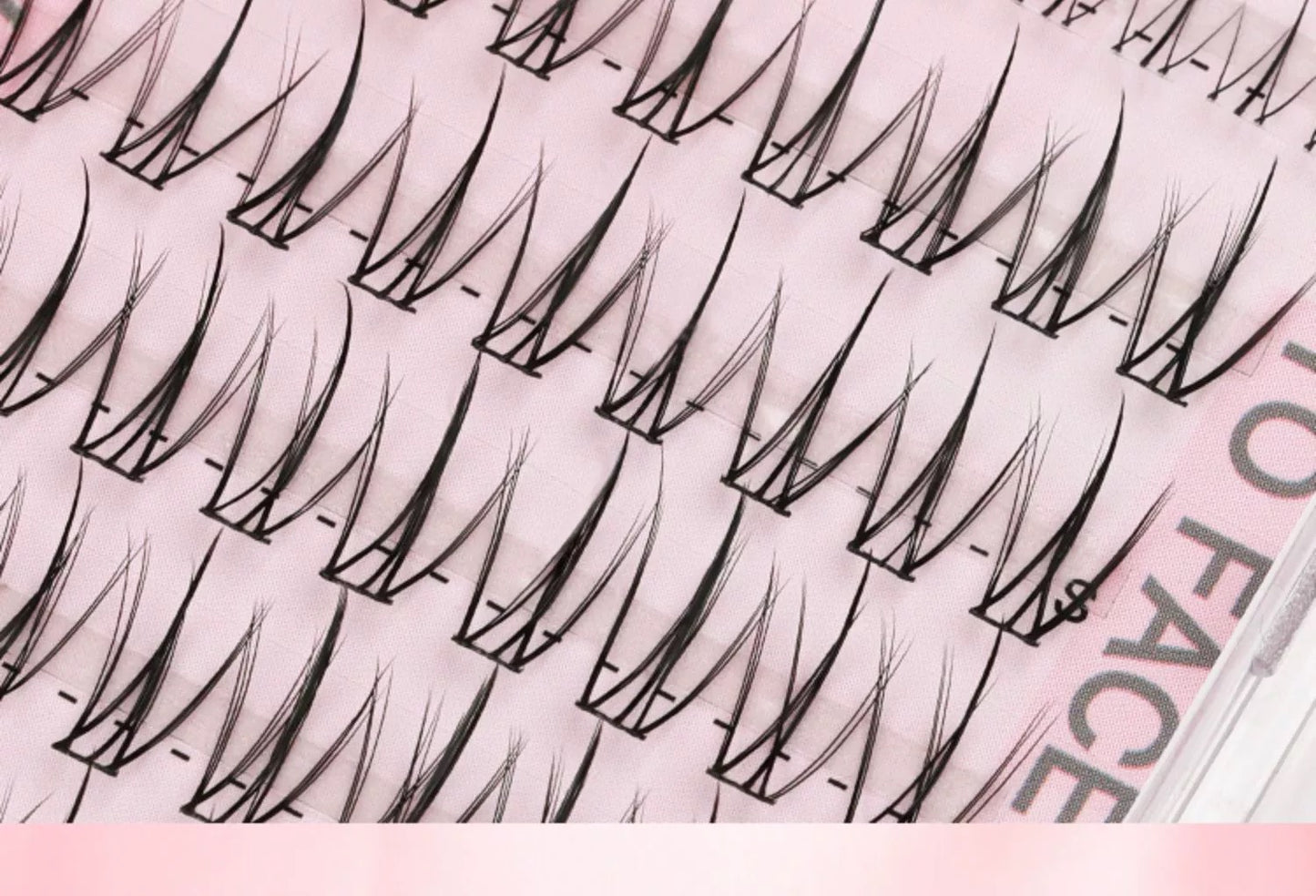 小黑嫚|小火苗下睫毛假睫毛P52 Segmented Single Cluster Eyelashes