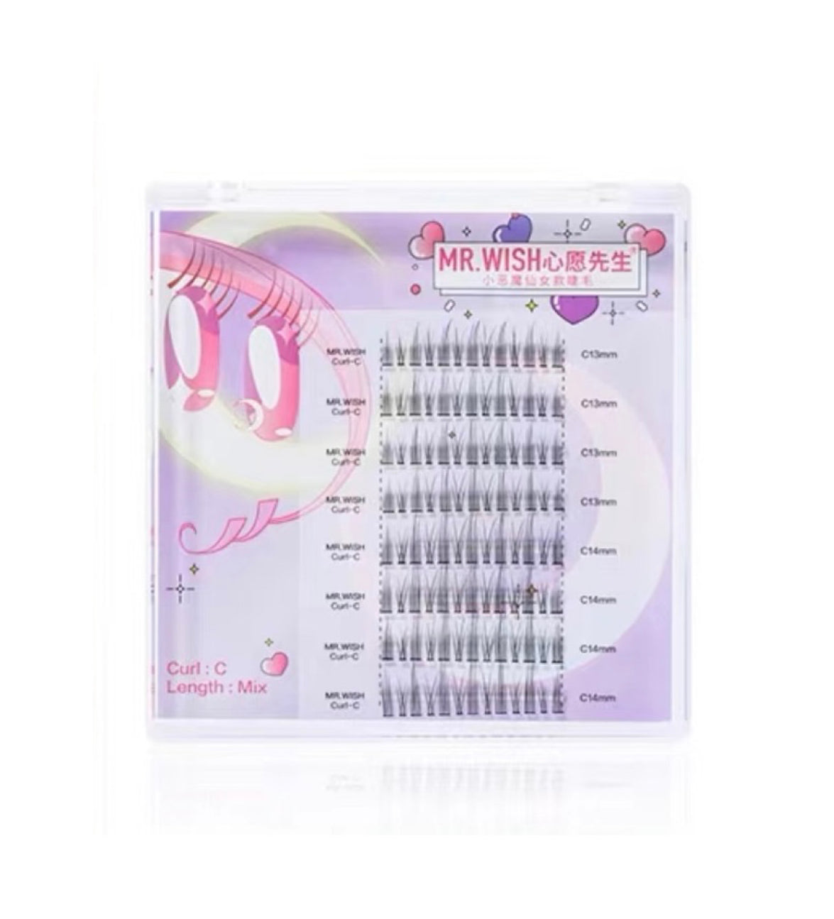 MR.WISH心愿先生|小恶魔仙女款假睫毛 Segmented Single Cluster Eyelashes