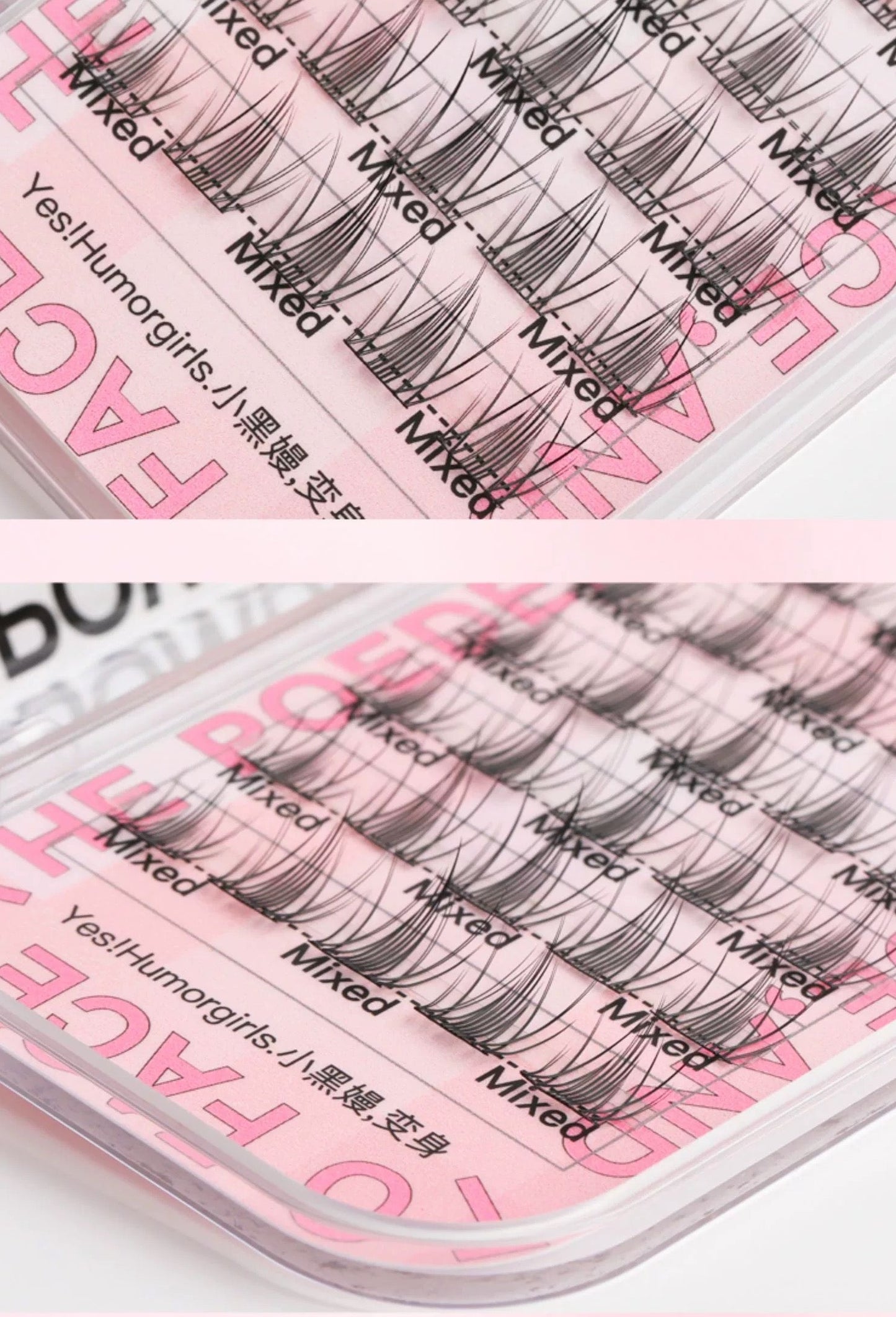 小黑嫚|美人鱼睫假睫毛P47 Segmented Single Cluster Eyelashes