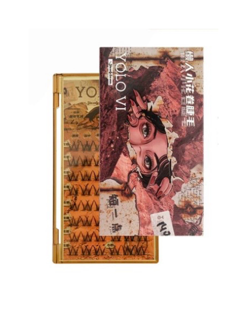 YOLO VI 摇一夏|懒人小花卷假睫毛Segmented Single Cluster Eyelashes
