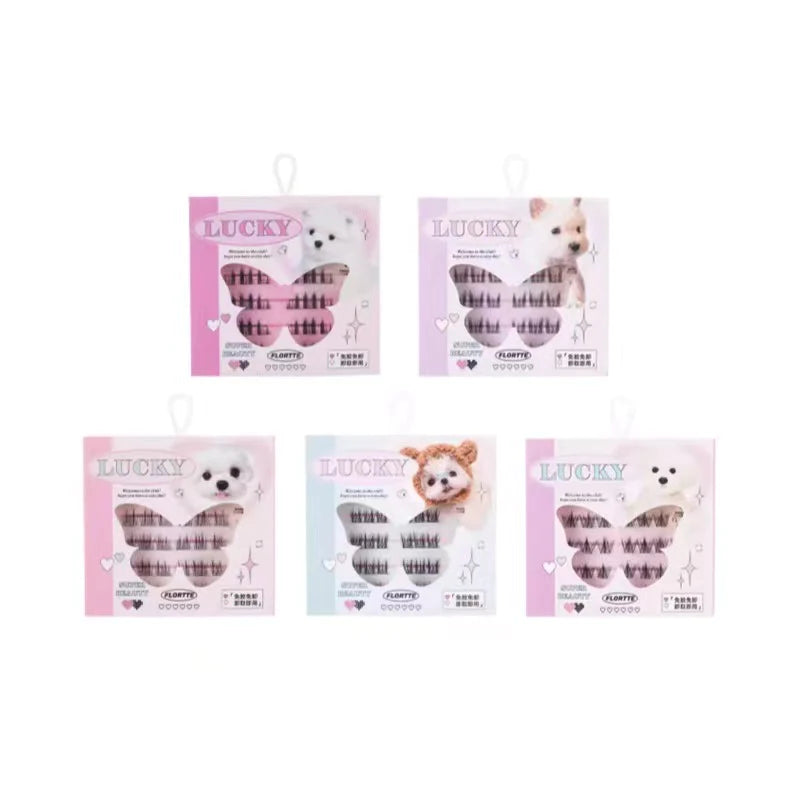 【免胶】FLORTTE 花洛莉亚|怪美莉亚系列假睫毛 Glue-free Segmented Single Cluster Eyelashes
