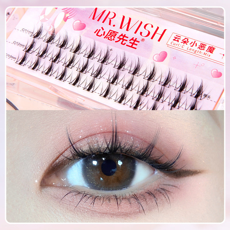 MR.WISH心愿先生｜云朵小恶魔假睫毛/PLUS装 Segmented Single Cluster Eyelashes