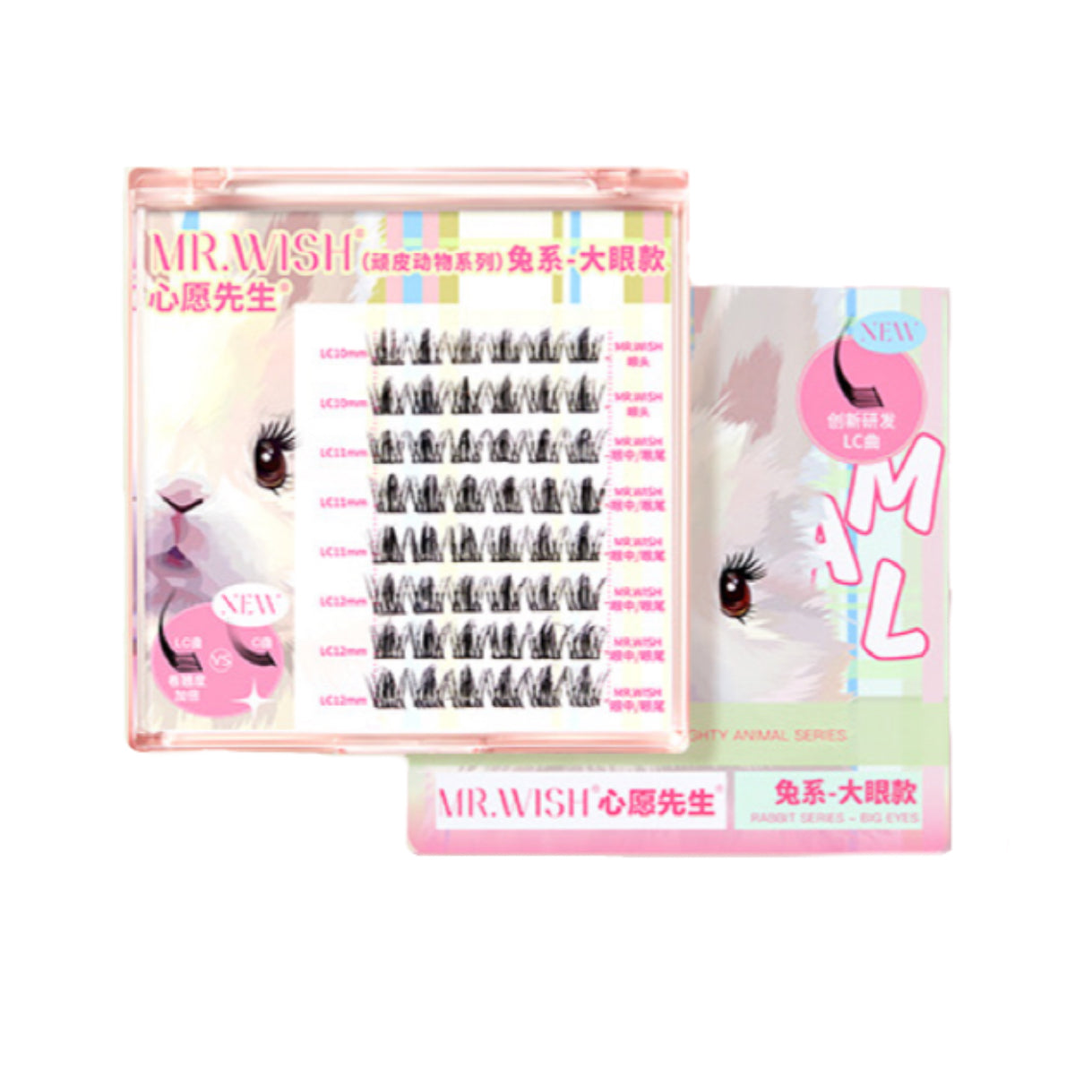 【动物系列】MR.WISH心愿先生｜新品兔系假睫毛 旅行装/正装/PLUS装 Segmented Single Cluster Eyelashes