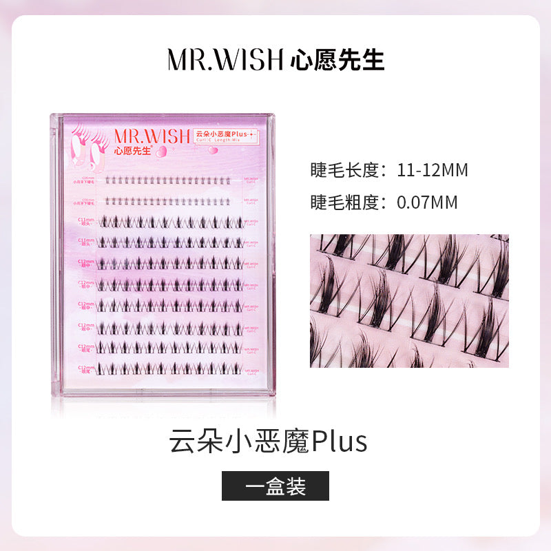 MR.WISH心愿先生｜云朵小恶魔假睫毛/PLUS装 Segmented Single Cluster Eyelashes